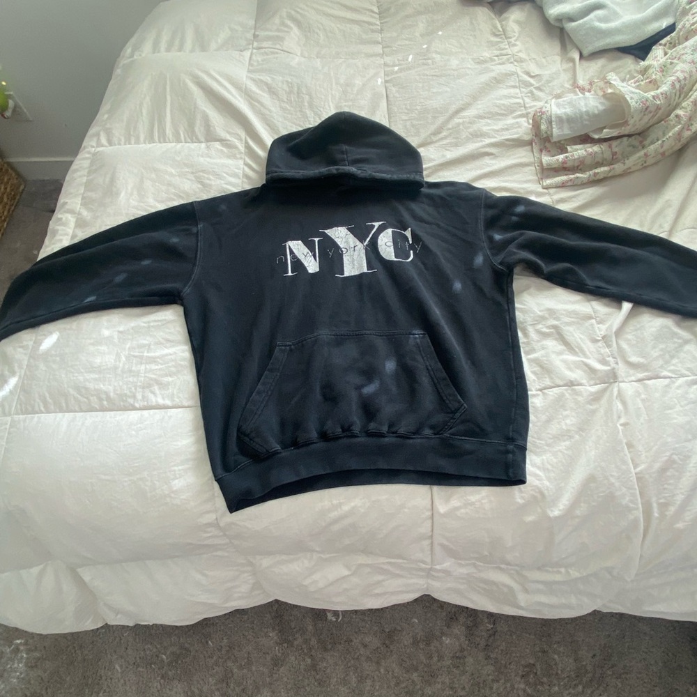 US WALI Vintage NYC Black Hoodie
